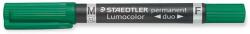 STAEDTLER Lumocolor Duo 348 F/M 0,6-1,5 mm zöld (TS3485)