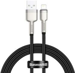 Baseus Cafule Metal Lightning kábel 2.4A 1m, fekete (CALJK-A01) (121919)