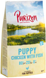 Purizon Purizon Pachet economic 80: 20: 0 2 x 12 kg - Puppy Pui cu pește