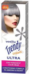 VENITA Vopsea de par semipermanenta Trendy Cream Ultra Venita, Nr. 15, Dark Silver (VNTRCU15SEMIP)
