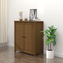 vidaXL Servantă, maro miere, 70x35x80 cm, lemn masiv de pin (813722) Comoda