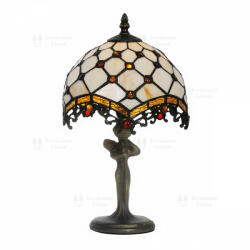 Tiffany Lighting TIF-1130 Tiffany asztali lámpa, búra átmérő 20cm (8-x57081) - kecskemetilampa