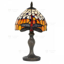 Tiffany Lighting TIF-1133 Tiffany asztali lámpa, búra átmérő 20cm (8-43001dtcx) - kecskemetilampa