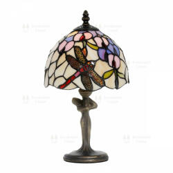 Tiffany Lighting TIF-1134 Tiffany asztali lámpa, búra átmérő 20cm (8-11021dtcx) - kecskemetilampa