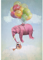 Special Decoration Fototapet vlies Special Decoration Elefant cu baloane 194x280 cm (HRBP200013)