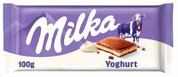 Milka alpesi tej felhasználásával készült tejcsokoládé joghurtos krémtöltelékkel 100 g