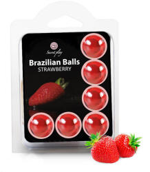 Secret Play Brazilian Balls Strawberry 6 pack
