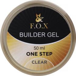 F. O. X Gel de modelare pentru unghii - F. O. X Builder Gel Clear One Step 50 ml