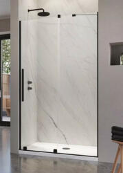 Radaway Furo Black DWJ 150 két elemből álló jobbos zuhanyajtó átlátszó üveggel 77, 2x200 fekete profilszín 101077725401R (10107772-54-01R)