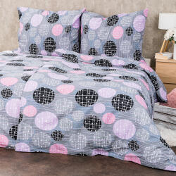 4Home Lenjerie de pat din crep 4Home Pink illusion, 140 x 200 cm, 70 x 90 cm Lenjerie de pat