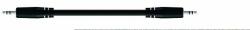 Proel BULK510LU3 Szimmetrikus kábel, 3 m fekete, 2x 3, 5 mm sztereó jack dugó, öntött (BULK510LU3)