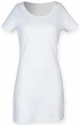 SF (Skinnifit) Rochie de vară tip tricou pentru femei - Albă | XL (SK257-1000166704)