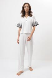 Luisa Moretti SILVIA női pizsama bambuszból XL Krém szín / Cream