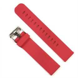  Curea Ceas „Crimson Pulse A-9ST - Silicon Premium cu Quick Release (18mm - 22mm) (9ST15-Rosu)