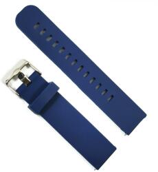 Curea pentru ceas Albastra din Silicon - 18mm, 20mm, 22mm - Quick-Release (9ST15-Albastru)