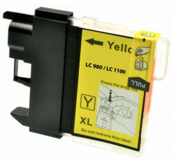 Compatibil Cartus compatibil XL (0.75K) Brother LC 1100HY Yellow (LC-1100HYY, LC1100HYY) (LC1100HYY)