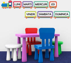 4 Decor Sticker Trenuletul Saptamanii
