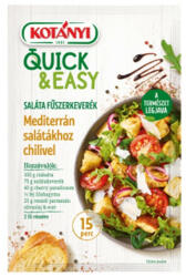 KOTÁNYI Fűszerkeverék KOTÁNYI Quick&Easy mediterrán salátákhoz chilivel 20g - papir-bolt