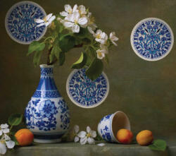 4 Decor Sticker pentru faianta Carnation - 4 buc