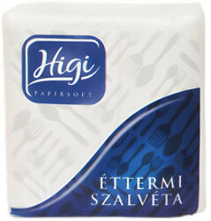 Higi Szalvéta HIGI éttermi-gastro fehér 1 rétegű 600 lapos (ETT600M) - papir-bolt