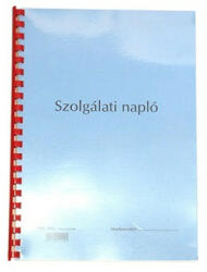 Nyomtatvány szolgálati napló/őrnapló A/4 (22934) - papir-bolt