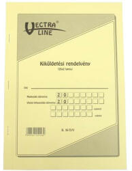 VECTRALINE Nyomtatvány kiküldetési rendelvény VECTRALINE álló A/4 25x2 példányos (B18-73/V) - papir-bolt
