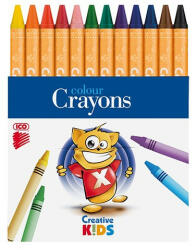 ICO Zsírkréta ICO Creative Kids kerek hegyezett 12 színű (7220084001) - papir-bolt