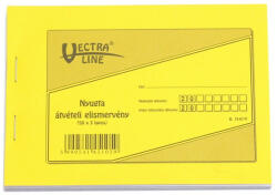 VECTRALINE Nyomtatvány nyugta átvételi elismervény VECTRALINE A/6 fekvő 50x3 lapos (B13-67/V) - papir-bolt