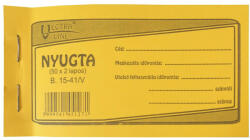 Vectra-line Nyomtatvány nyugta VECTRA-LINE 4 soros 20 db/csomag - papir-bolt