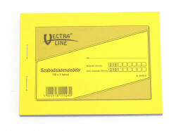 VECTRALINE Nyomtatvány szabadságengedély VECTRALINE 50x2 (B18-49/V) - papir-bolt