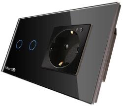 Mentor Kit Priza si Intrerupator Smart Wireless Mentor ES023 1.2 incastrat WiFi 16A 3x1000W (MMDES023-72881)