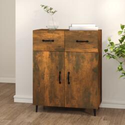 vidaXL Servantă, stejar fumuriu, 69, 5x34x90 cm, lemn prelucrat (817360) Comoda