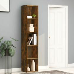 vidaXL Bibliotecă, stejar fumuriu, 40x30x189 cm, lemn prelucrat (815435) Biblioteca