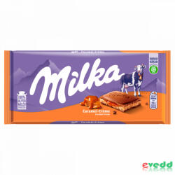 Milka Táblás Csokoládé 100Gr Caramel Creme