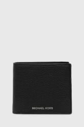 Michael Kors portofel de piele barbati, culoarea negru 9BYY-PFM061_99X