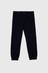 GUESS pantaloni copii culoarea albastru marin, neted 9BYY-SPB02A_59X