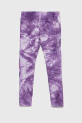 Guess leggins copii culoarea violet, cu imprimeu 9BYY-LGG022_45X