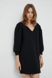 Sisley rochie culoarea negru, mini, drept 9BYY-SUD1DT_99X