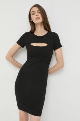 GUESS rochie culoarea negru, mini, mulata 9BYY-SUD0C8_99X