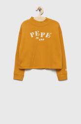 Pepe Jeans bluza copii culoarea galben, cu imprimeu 9BYY-BLG06M_11X