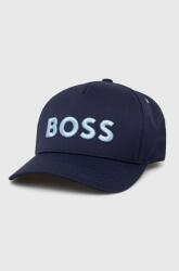 Boss șapcă culoarea albastru marin, cu imprimeu 9BYY-CAM01R_59X