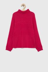 GUESS pulover pentru copii din amestec de lana culoarea roz, light 9BYY-SWG022_43X