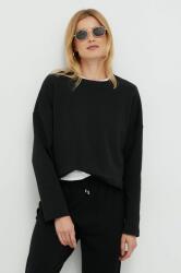 Sisley bluza femei, culoarea negru, neted 9BYY-BLD0UO_99X