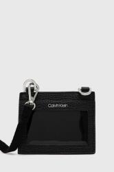 Calvin Klein carcasa din piele barbati, culoarea negru 9BYY-PFM03U_99X