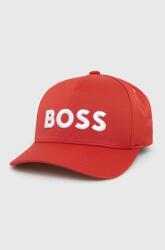 Boss șapcă culoarea rosu, cu imprimeu 9BYY-CAM01R_33X