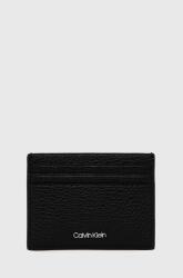 Calvin Klein carcasa din piele barbati, culoarea negru 9BYY-PFM04H_99X