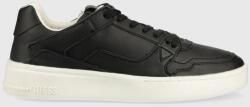 Guess sneakers Verona Basket Low Smart culoarea negru 9BYY-OBM025_99X