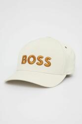 Boss șapcă culoarea bej, cu imprimeu 9BYY-CAM01R_01X
