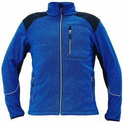 CERVA Férfi cipzáras pulóver BOYER - Királykék | 3XL (0301053750006)