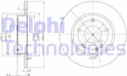 DELPHI Disc frana DELPHI BG3394 (BG3394) - automobilus